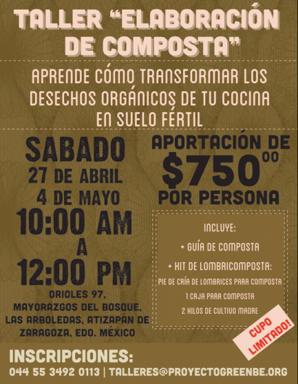 Invitación al taller de elaboración de composta